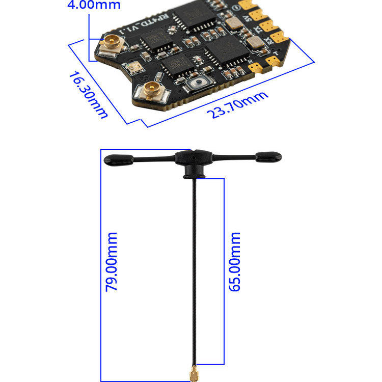 RadioMaster RP4TD ExpressLRS R - Foxeer Reaper Extreme 2.5W Vtx recensione e prezzo